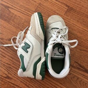 New Balance 550 White Green Sneakers